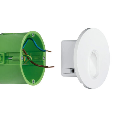 Ronde Wandspot voor Inbouwdoos 230V