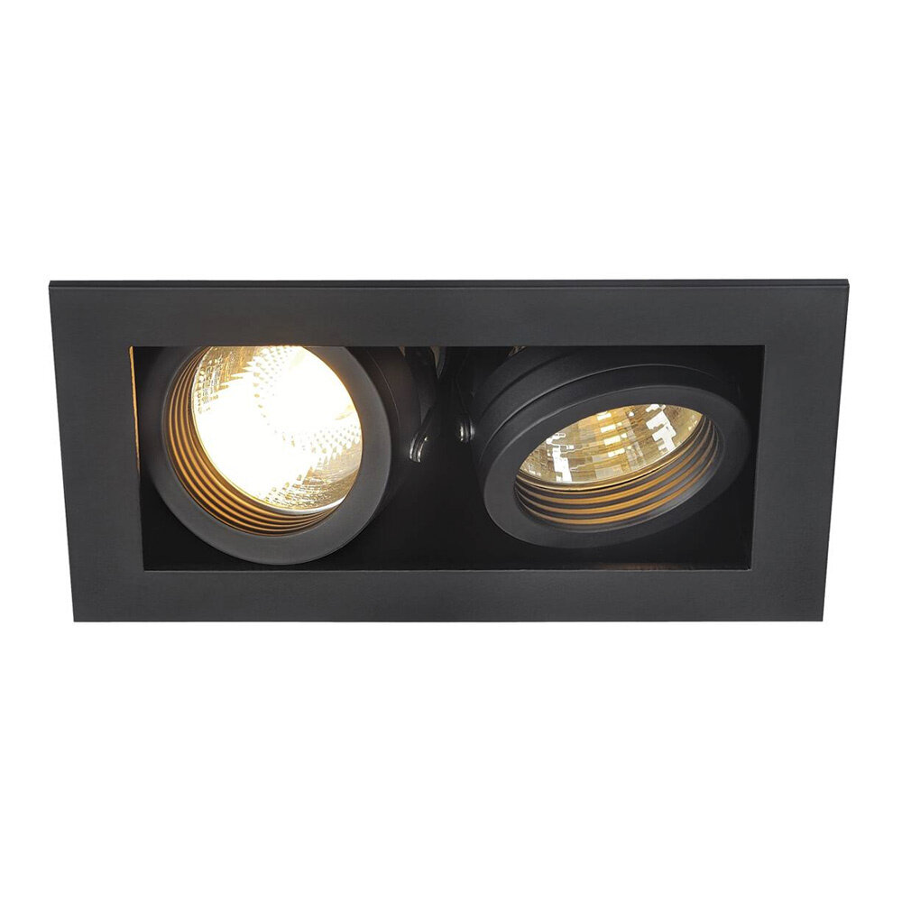Inbouwspot Box GU10 Dubbel Inbouwspot Box GU10 Dubbel