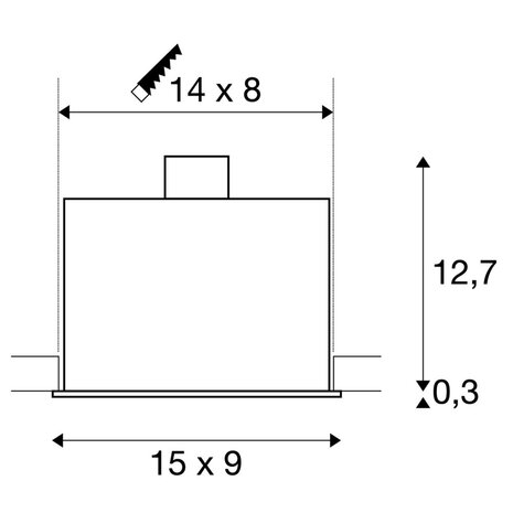 Inbouwspot Box GU10 Dubbel Inbouwspot Box GU10 Dubbel
