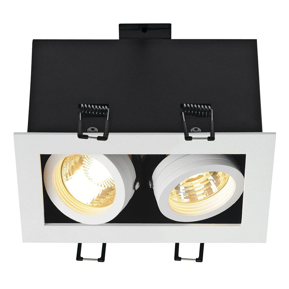 Inbouwspot Box GU10 Dubbel Inbouwspot Box GU10 Dubbel