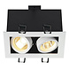 Inbouwspot Box GU10 Dubbel Inbouwspot Box GU10 Dubbel