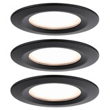 3 Dimbare LED Inbouwspots 230V Rond IP44 3 Dimbare LED Inbouwspots 230V Rond IP44