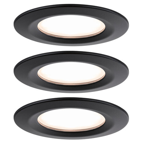 3 Dimbare LED Inbouwspots 230V Rond IP44 3 Dimbare LED Inbouwspots 230V Rond IP44
