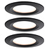 3 Dimbare LED Inbouwspots 230V Rond IP44 3 Dimbare LED Inbouwspots 230V Rond IP44