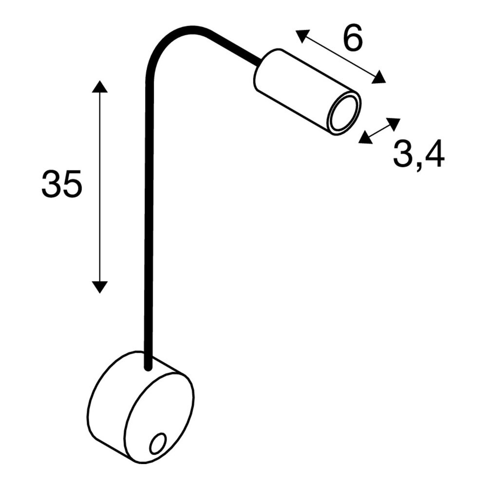 Flexibele Leeslamp LED met schakelaar Flexibele Leeslamp LED met schakelaar