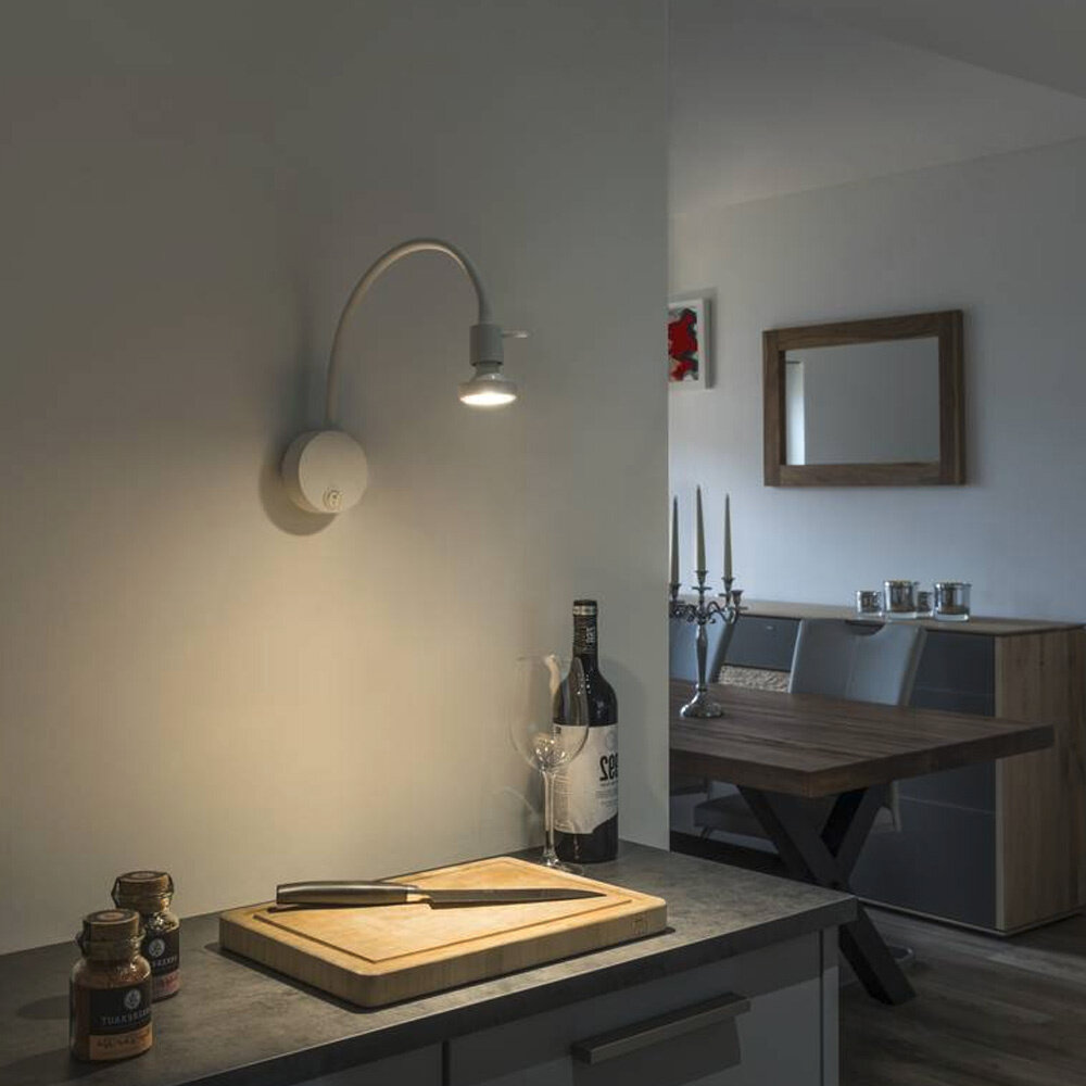 Wand Leeslamp Flexibel GU10