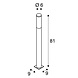 Buitenlamp Staand Glamm XL-80