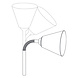 Klemspot E14 met LED lamp