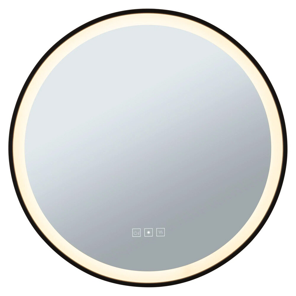 Verlichte Spiegel Rond 60 cm met Verwarming