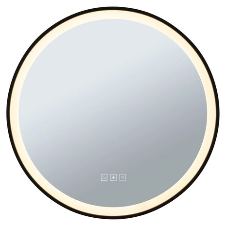 Verlichte Spiegel Rond 60 cm met Verwarming
