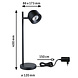LED Tafelspot met 3-staps dimmer