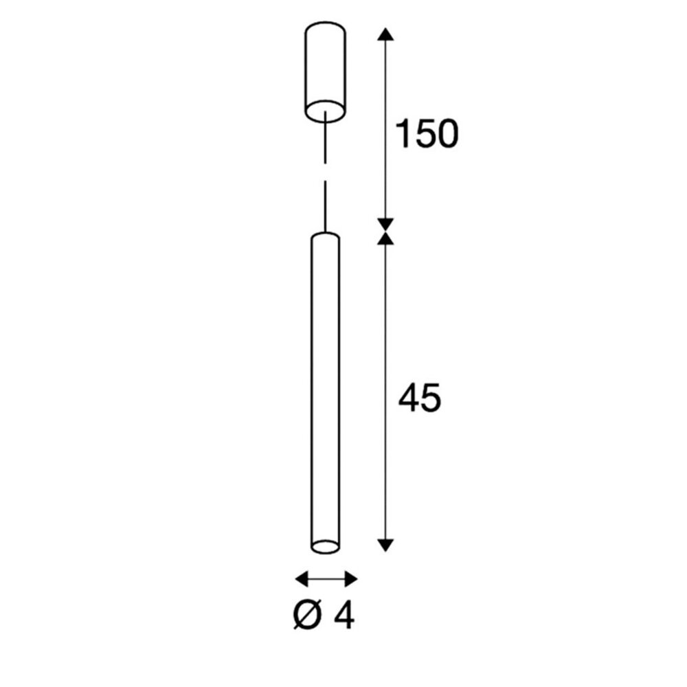 Hanglamp Cilinder 45 cm Dimbare LED Hanglamp Cilinder 45 cm Dimbare LED