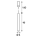 Hanglamp Cilinder 45 cm Dimbare LED Hanglamp Cilinder 45 cm Dimbare LED