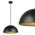 Hanglamp Dome zwart-goud