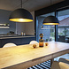 Hanglamp Dome zwart-goud