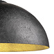Hanglamp Dome XL zwart-goud 50 cm