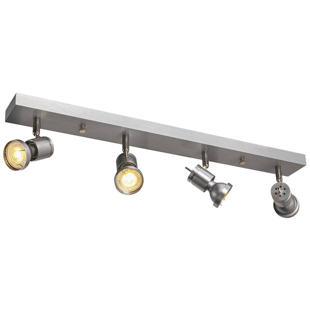 Luxe 4-lichts GU10 Wandspot Plafondspot Alu