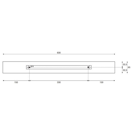 Luxe 4-lichts GU10 Wandspot Plafondspot Alu