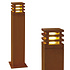 Staande Tuinlamp Vierkant Cortenstaal 71 cm