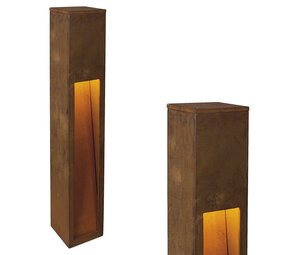 Tuinlamp Roest Cortenstaal Vierkant 80 cm