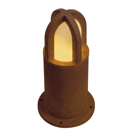 Sokkellamp Cortenstaal Roest 40 cm E27 Sokkellamp Cortenstaal Roest 40 cm E27
