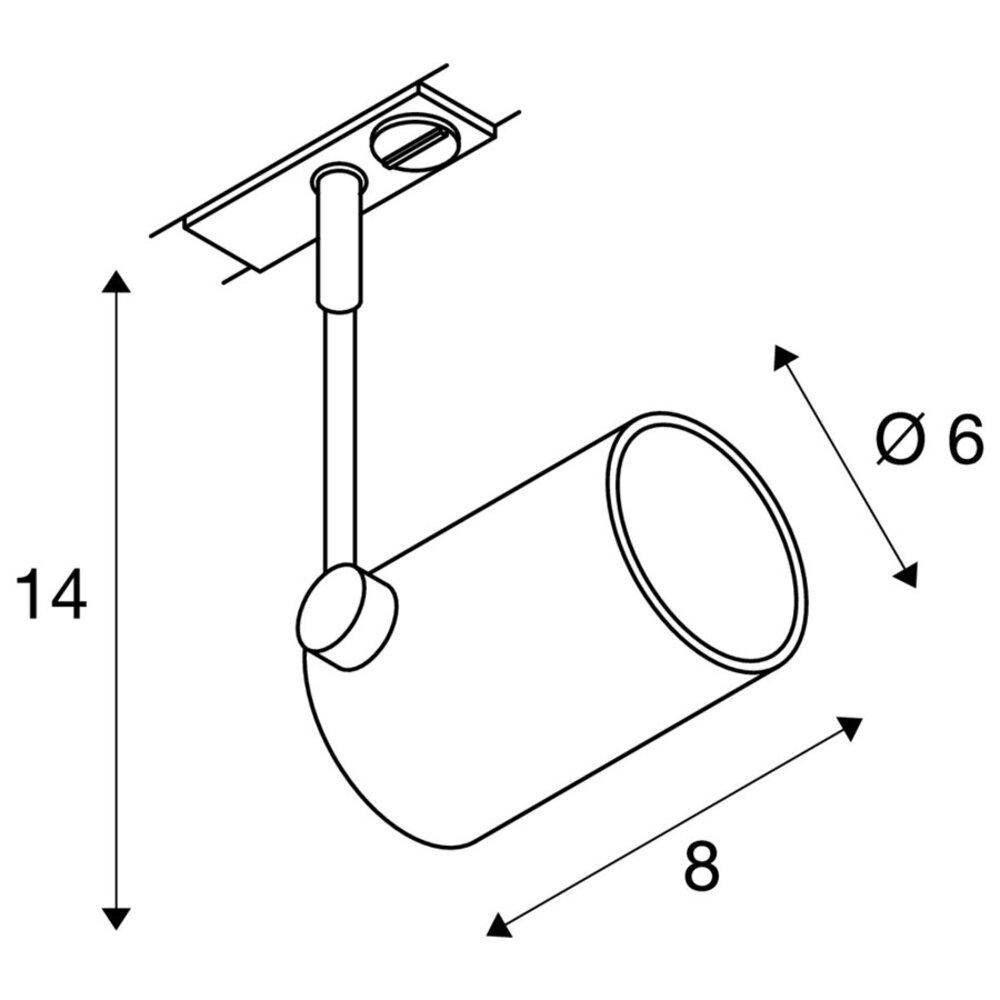 Railspot GU10 1-Fase Railspot GU10 1-Fase