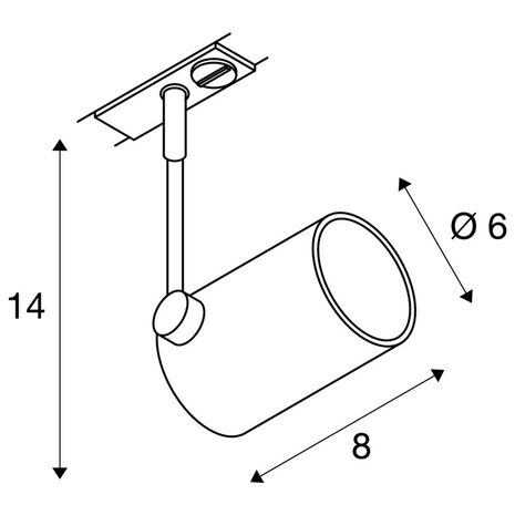 Railspot GU10 1-Fase Railspot GU10 1-Fase