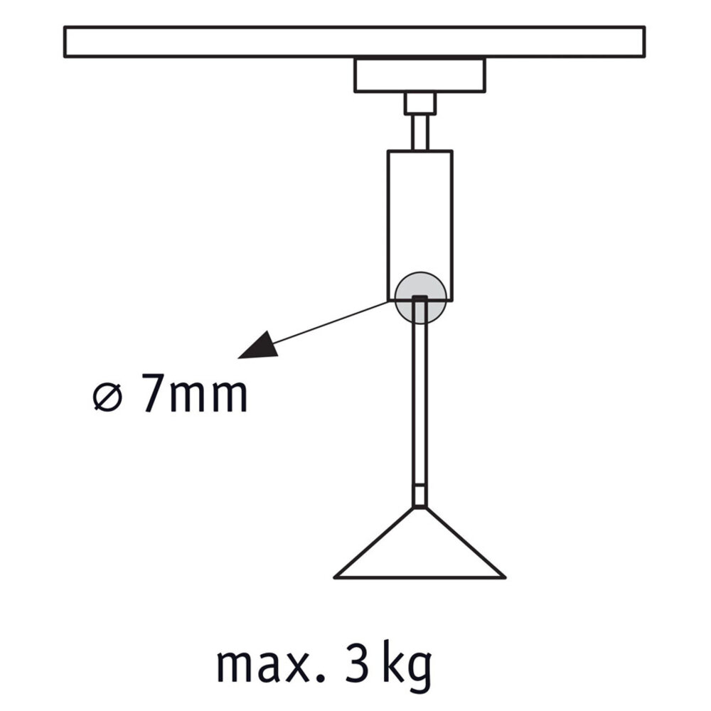 Lux Rail Hanglamp Adapter Smal Lux Rail Hanglamp Adapter Smal