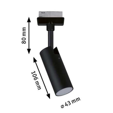 Lux Railspot Cilinder LED 5W Lux Railspot Cilinder LED 5W
