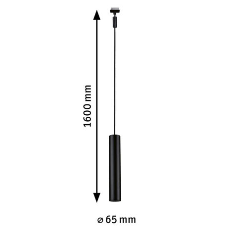 Lux Rail Hanglamp Koker GU10 Lux Rail Hanglamp Koker GU10