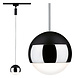 Lux Rail Hanglamp Retro Bol 9 cm