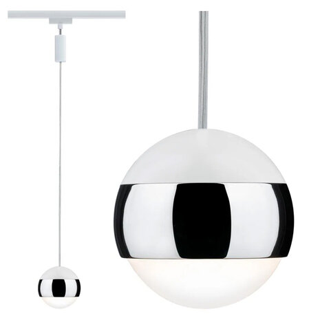 Lux Rail Hanglamp Retro Bol 9 cm