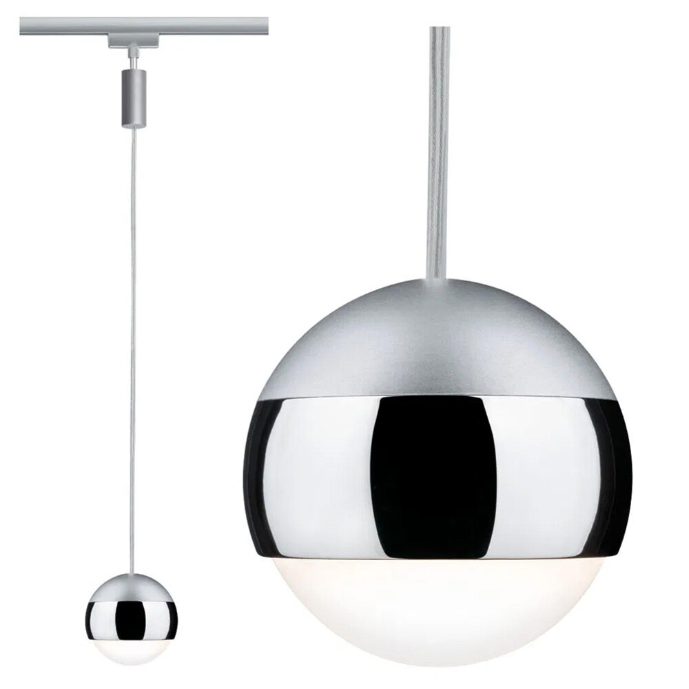 Lux Rail Hanglamp Retro Bol 9 cm