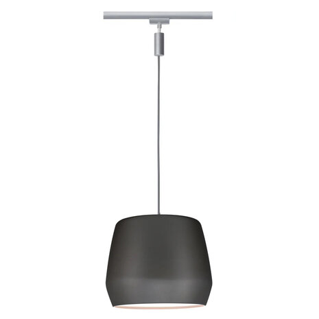 Lux Rail Hanglamp E27 Kap Mat-grijs Lux Rail Hanglamp E27 Kap Mat-grijs