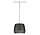Lux Rail Hanglamp E27 Kap Mat-grijs