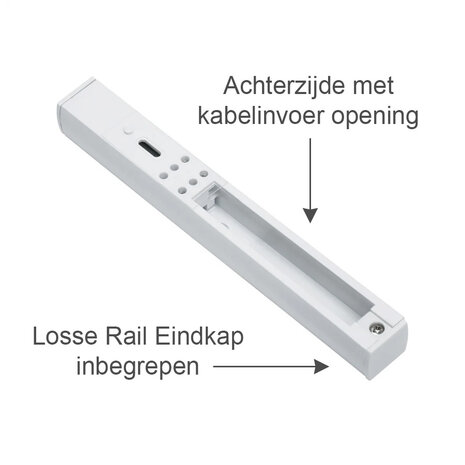 Lux Rail Eindvoeding