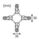 Lux Rail X-Verbinder Lux Rail X-Verbinder
