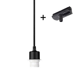 1-Fase Rail Snoer met Fitting voor Lampenkap