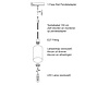 1-Fase Rail Snoer met Fitting voor Lampenkap 1-Fase Rail Snoer met Fitting voor Lampenkap