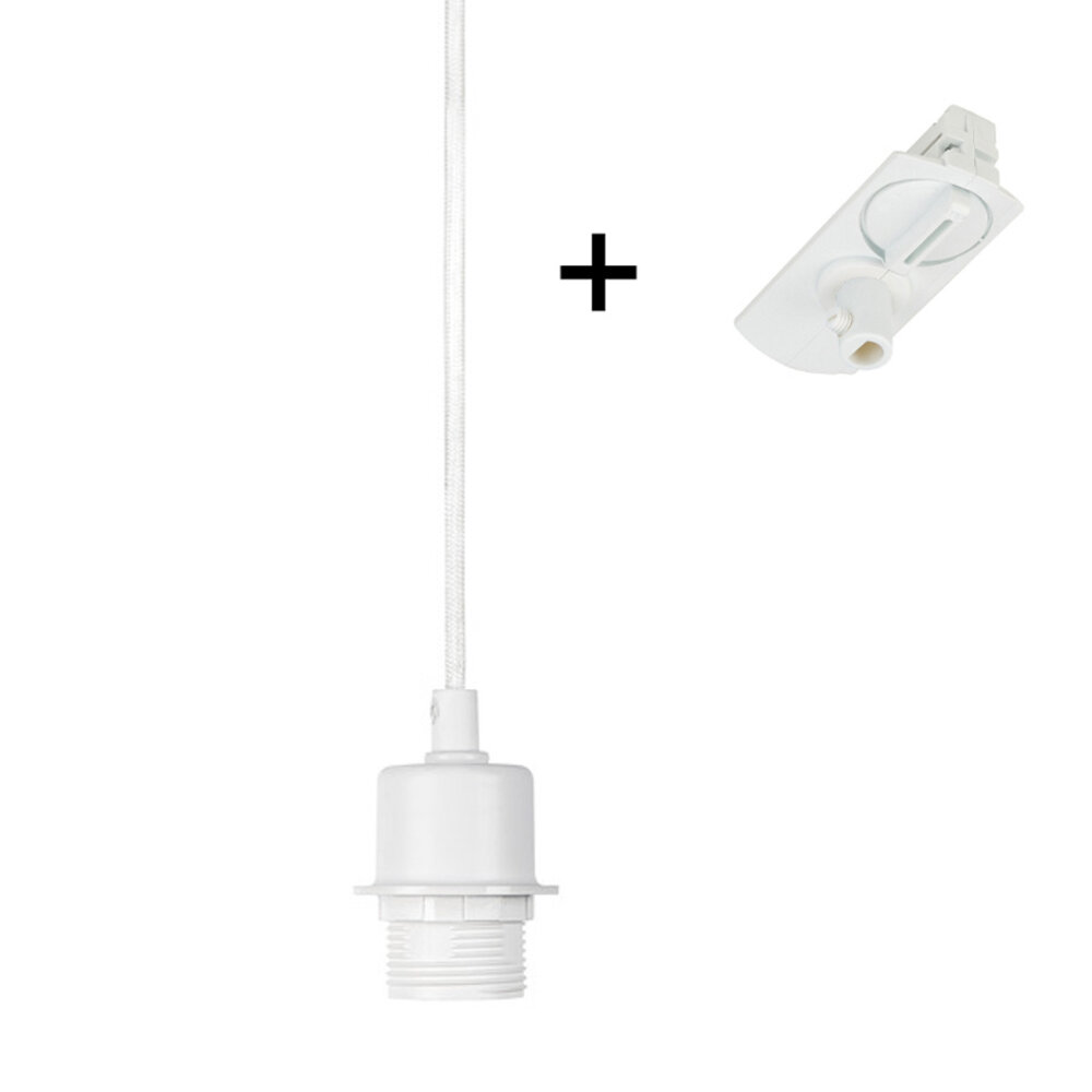 1-Fase Rail Snoer met Fitting voor Lampenkap 1-Fase Rail Snoer met Fitting voor Lampenkap