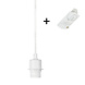 1-Fase Rail Snoer met Fitting voor Lampenkap 1-Fase Rail Snoer met Fitting voor Lampenkap