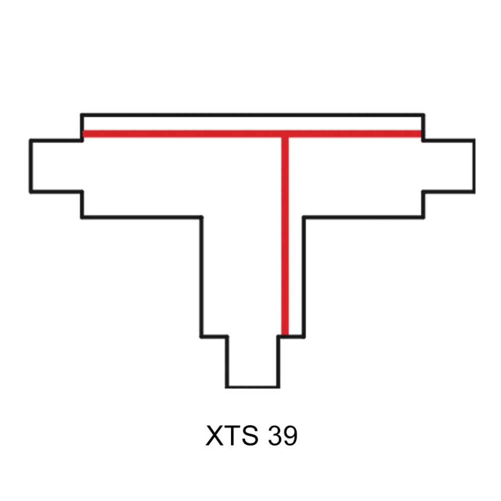 3-Fase Rail T-Connector Links - XTS 39