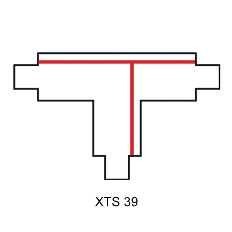 3-Fase Rail T-Connector Links - XTS 39