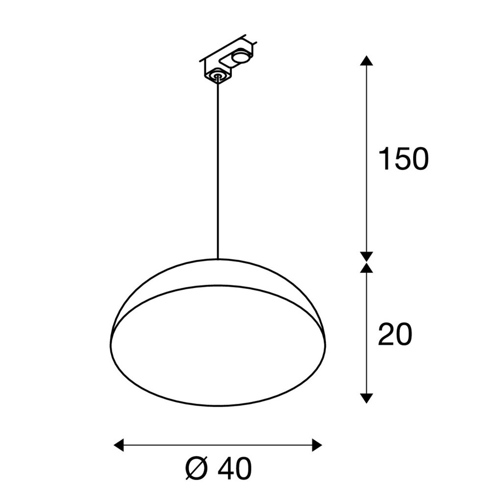 3-Fase Rail Hanglamp E27 Zwart-Goud 3-Fase Rail Hanglamp E27 Zwart-Goud