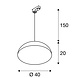 3-Fase Rail Hanglamp E27 Zwart-Goud 3-Fase Rail Hanglamp E27 Zwart-Goud