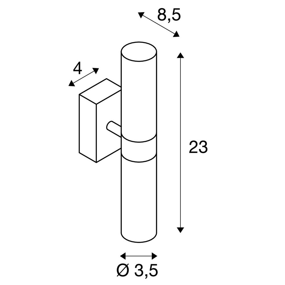 Badkamerverlichting Chroom Glas