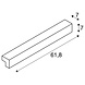 Badkamer LED Spiegellamp 62 cm - IP44 Badkamer LED Spiegellamp 62 cm - IP44