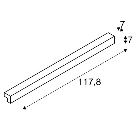 Badkamer LED Spiegellamp 118 cm - IP44