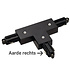 1-Fase Rail T-Connector Rechts