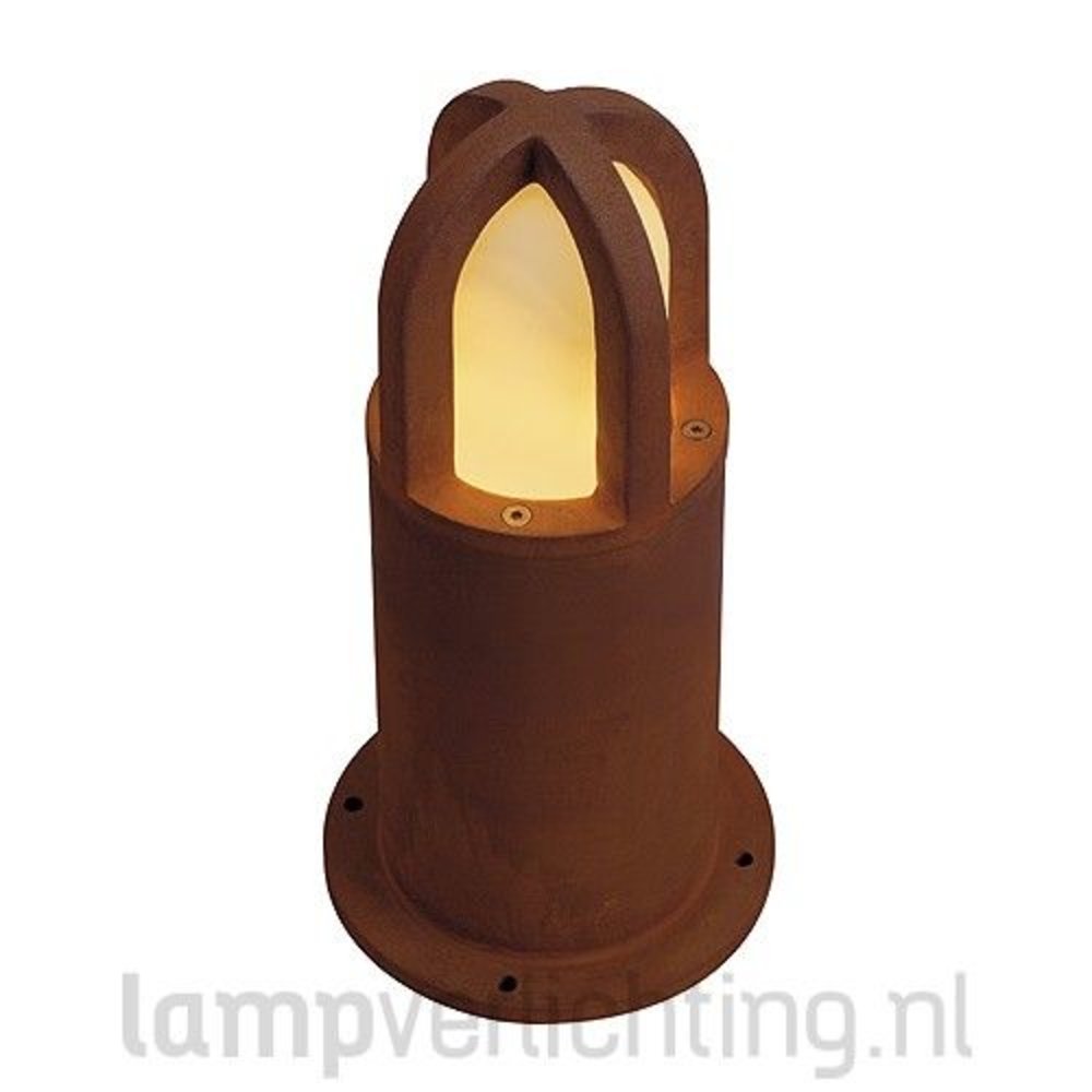 Sokkellamp Cortenstaal Roest 40 cm E27